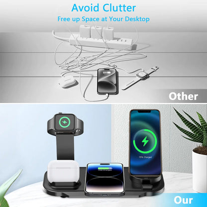 3-in-1 Wireless Charger – Fast & Convenient