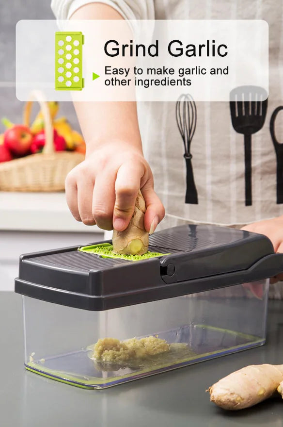 15-in-1 Vegetable & Fruit Chopper – Multi-Functional Dicer & Slicer