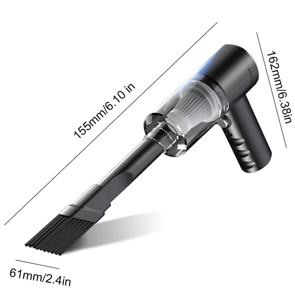 PowerVac™ 120W Cordless Handheld Vacuum Cleaner – Mini, Portable & Powerful