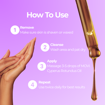 Cyperus Rotundus Natural Hair Reduction Oil™