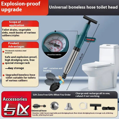 Toilet Drain Unclogger Tool – Powerful & Efficient