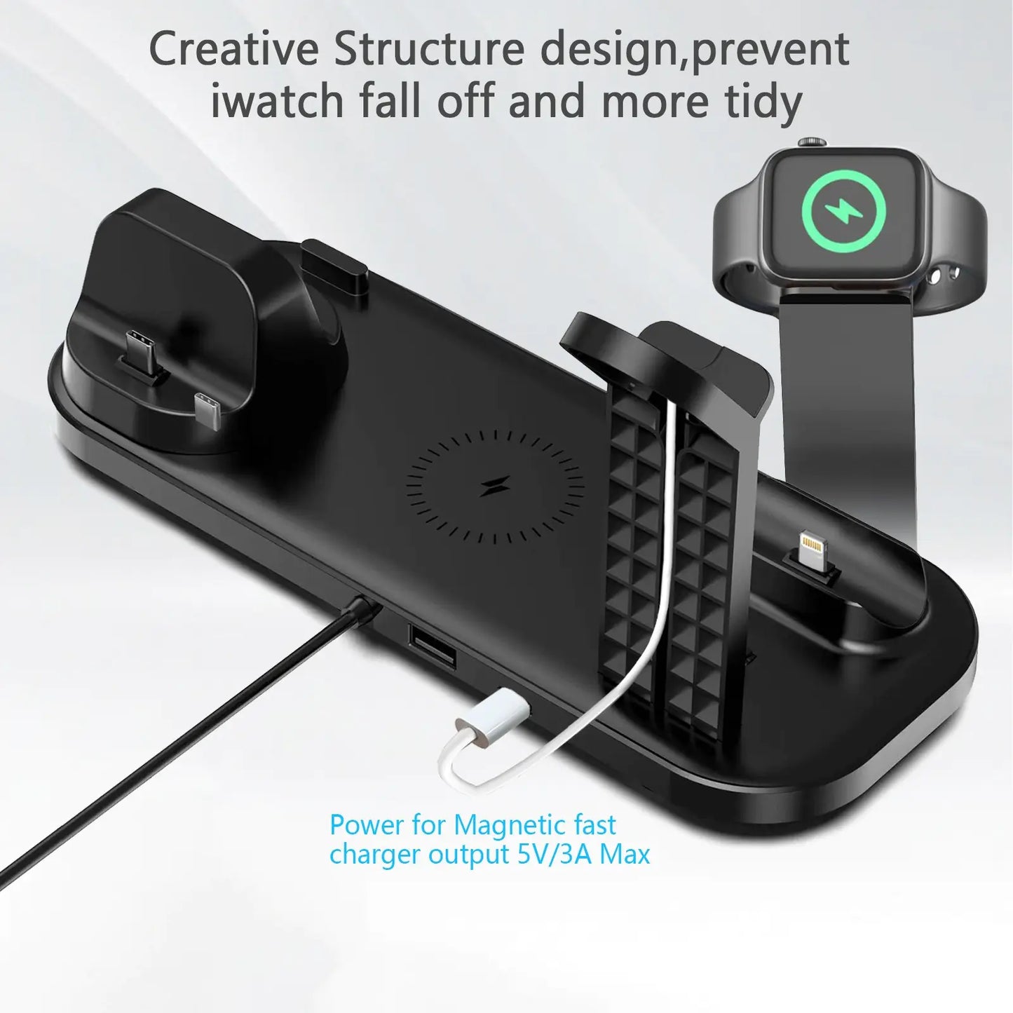 3-in-1 Wireless Charger – Fast & Convenient