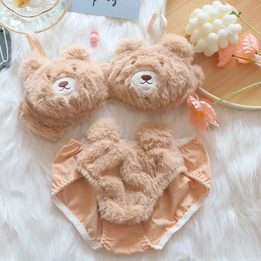 Fluffy Bra Set - Stylish & Comfortable