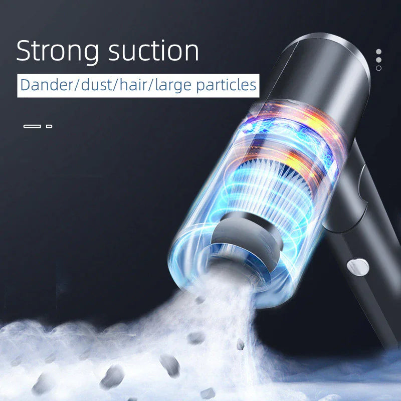 PowerVac™ 120W Cordless Handheld Vacuum Cleaner – Mini, Portable & Powerful