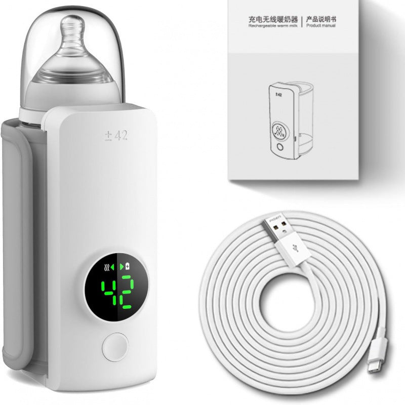 USB car-mounted charging heating bottle