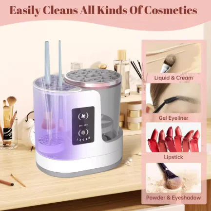 GlamSpin™ Electric Makeup Brush Cleaner