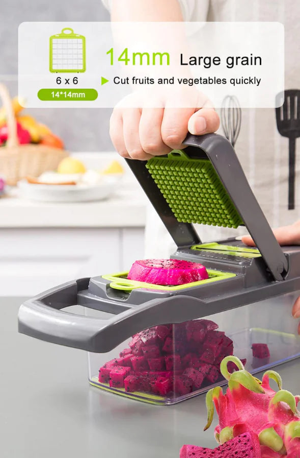 15-in-1 Vegetable & Fruit Chopper – Multi-Functional Dicer & Slicer