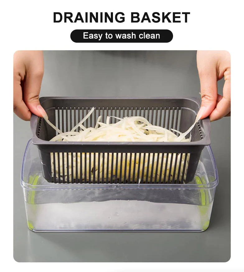 15-in-1 Vegetable & Fruit Chopper – Multi-Functional Dicer & Slicer